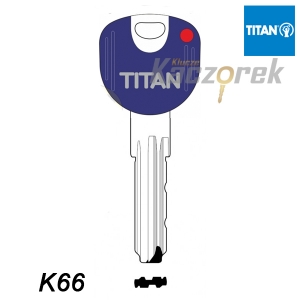 Bytový 168 - mosazný klíč - Titan K66